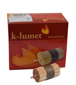 k-lumet, handgefertigter Anzünder für Kaminöfen, Feuer oder Grills, geruchsfrei, 48 oder 96 Stück